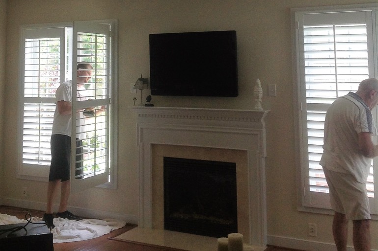 Atlanta shutter installation